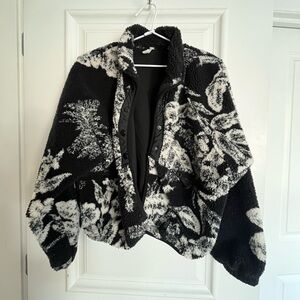 Free People hit the slopes fleece Jacket size XS